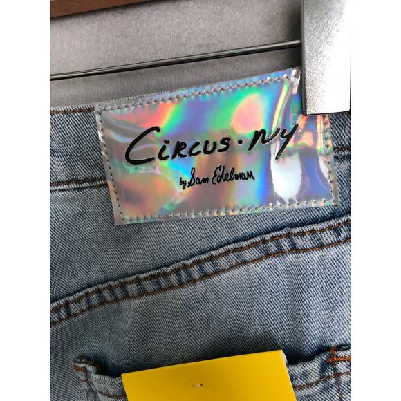 Circus NY by Sam Edelman Maxi Skirt Teen's Size 25 Mid Rise Back Slit Denim NEW - Picture 7 of 10